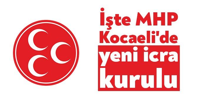 MHP Kocaeli İl Başkanı Aydın Ünlü, A Takımını açıkladı. MHP