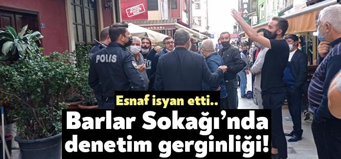 Koronavirüs tedbirleri kapsamında İzmit Barlar Sokağı'nda her gün denetime tabi