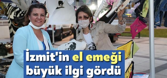 İzmit Belediyesi tarafından, Kent Meydanı’nda kurulan El Emeği Pazarı İzmitliler