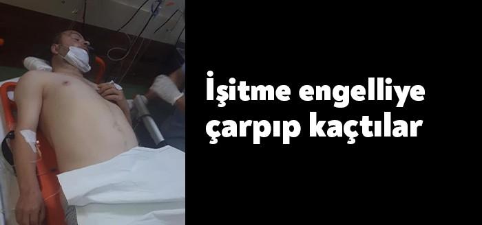 Kandıra Kocabayramlar mevkiinde işitme engelli Soner Aydın’a çarpan şoför kaçtı.