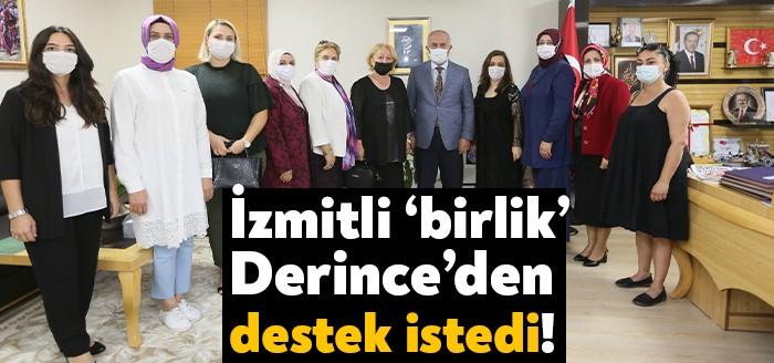 Marmara Kadın Kooperatifleri Birliği Başkanı Nuket Özcan ve kooperatif üyeleri