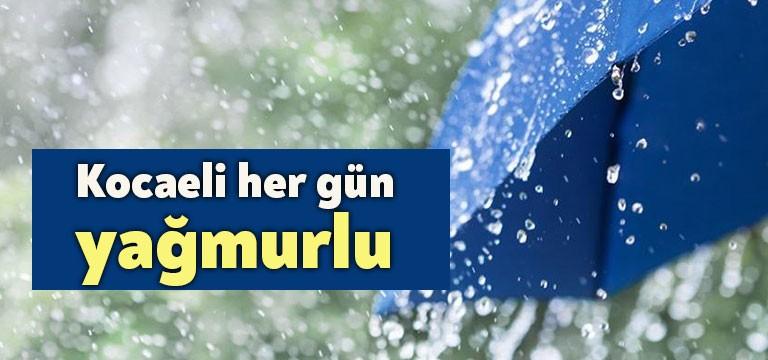 Meteoroloji Genel Müdürlüğü’nün tahminlerine göre Kocaeli’de sağanak yağışların etkili olması