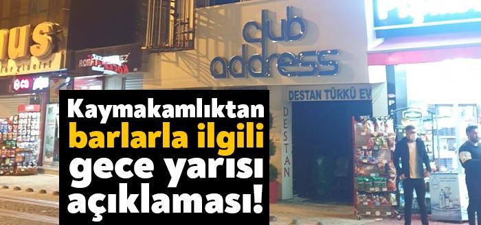 İzmit Barlar Sokağı'nda işletmecilik yapan mekan sahiplerini dün mekanlarını açmadı.