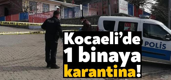 Çayırova Özgürlük Mahallesi’nde bulunan bir apartmanda 3 kişinin pozitif çıkması