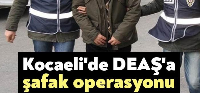 Kocaeli Emniyet Müdürlüğü ekipleri tarafından düzenlenen DEAŞ operasyonunda 6 şüpheli