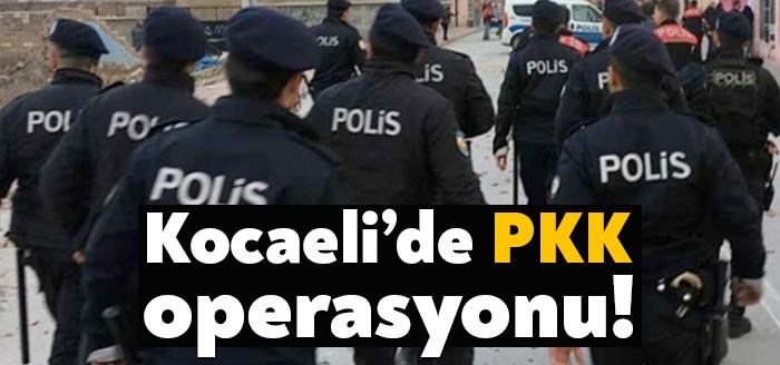 Kocaeli Emniyet Müdürlüğü TEM Şube Müdürlüğü ekiplerince PKK/KCK silahlı terör