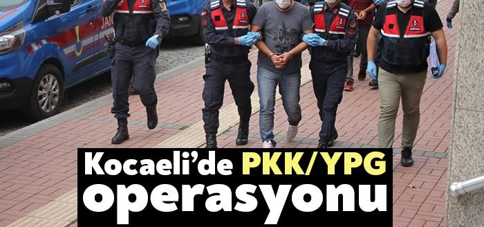 Kocaeli İl Jandarma Komutanlığı ekiplerince Körfez ilçesinde düzenlenen operasyonda PKK/YPG