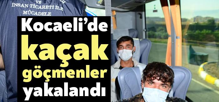 Kocaeli Emniyet Müdürlüğü ekipleri tarafından göçmen kaçakçılığını engellemek amacıyla gerçekleştirilen