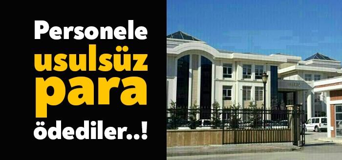 Kocaeli Çevre ve Şehircilik İl Müdürlüğü’nün bir personele usulsüz olarak