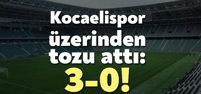 Kocaelispor, bu hafta evinde misafir ettiği Çorum Belediyespor'u 3-0 mağlıp
