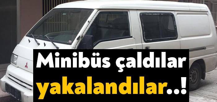 Gebze ilçesinde park halindeki bir panelvan minibüs çaldığı öne sürülen