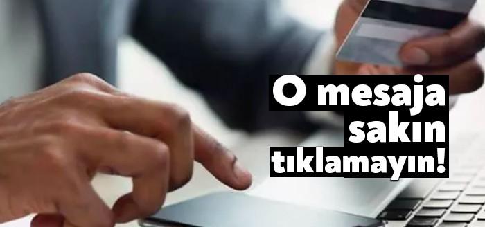 Cep telefonu aracılığı ile mesaj gönderip, ‘bin TL destek için