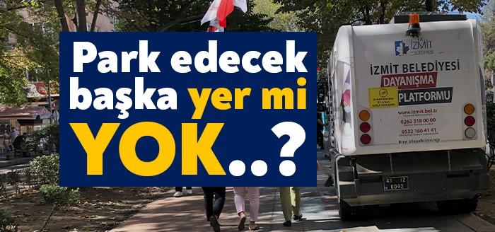Kocaeli’nin İzmit ilçesinde pazar günü Kocaeli Büyükşehir Belediyesi’ne ait kamyonetin