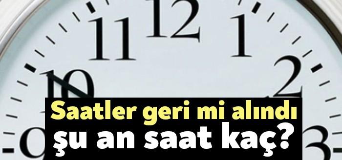 Türkiye'de kimi elektronik aletlerin ve cep telefonların saatlerinin, kış saatine