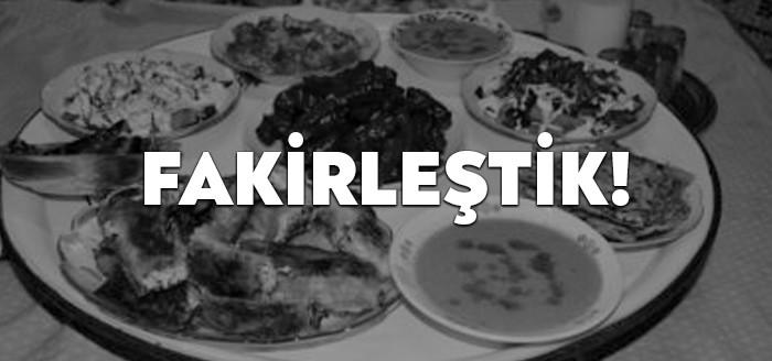 Yılbaşından bu yana vatandaşın sofrasından pek ürün eksildi. Sabreden ve