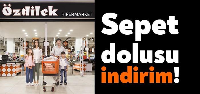 Kocaeli'nin önemli AVM'lerinden Özdilek'te bu haftasonu ve ekim ayına özel