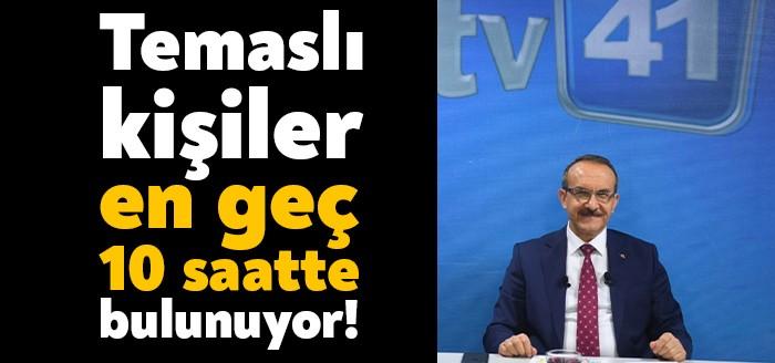 Kocaeli filyasyon çalışmalarında önde gelen şehirlerden biri oldu. Kocaeli Valisi