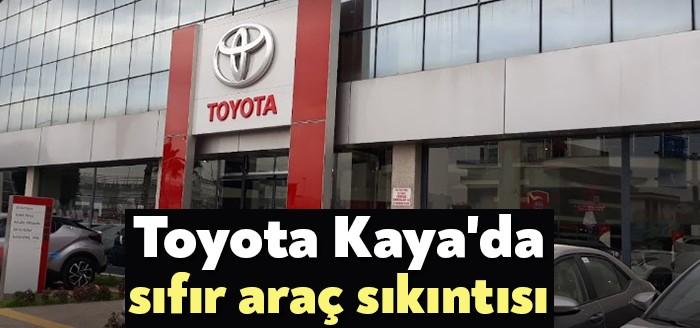 Toyota Kaya Plaza'da da benzer sıkıntılar yaşanıyor. Sıfır araç için