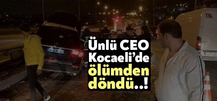Lastiği patlayan TIR cipe çarptı, otoyolda uzun araç kuyrukları oluştu