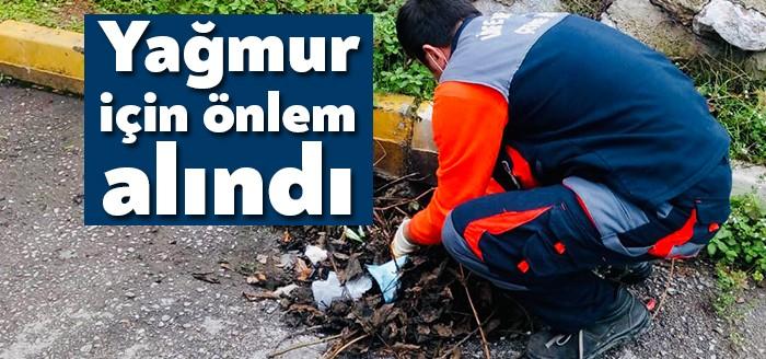 Meteorolojiden hafta sonu için yapılan yağış uyarısı sonrasında da ekipler