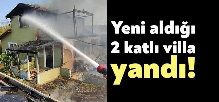 Kandıra Kefken Mithat Paşa Mahallesinde bulunan bir villada çıkan yangında