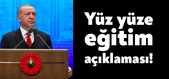 Cumhurbaşkanı Recep Tayyip Erdoğan, corona virüsü salgını nedeniyle hâlâ açılmayan