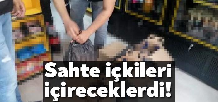 Kocaeli Gebze ilçesinde, bir büfeye düzenlenen operasyonda, çok sayıda bandrolsüz