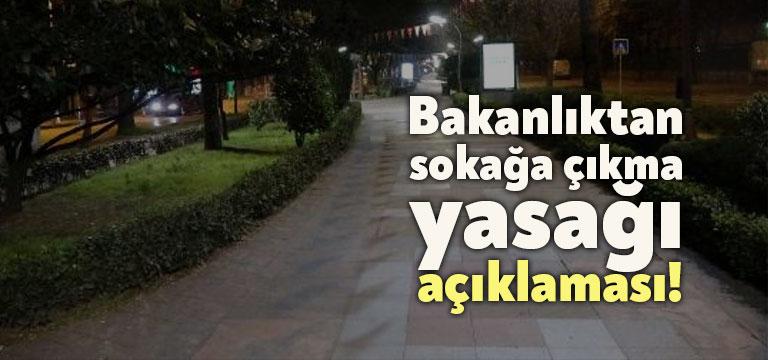 İçişleri Bakan Yardımcısı İsmail Çataklı tarafından sokağa çıkma yasağı haberleri