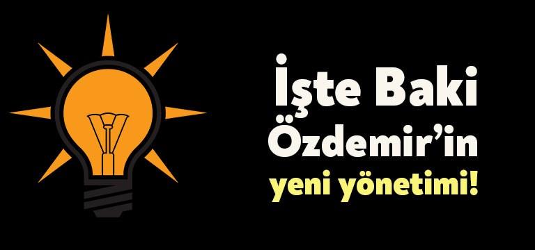 AKP Kocaeli İl Gençlik Kolları Başkanı Baki Özdemir’in yönetimi belli
