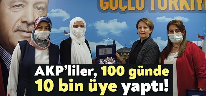 AKP Kocaeli İl Kadın Kolları Başkanı Yasemin Özdemir, 100 günde
