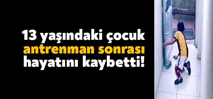 Kocaeli'nin Gebze ilçesinde, spor okulu öğrencisi Emirhan Genç (13), antrenman