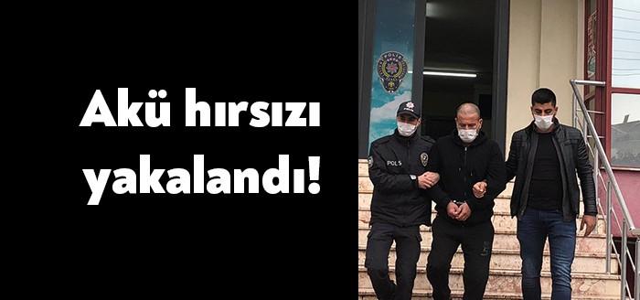 Darıca’da pazar esnaflarına ait iki araçtan toplam 4 adet aküyü