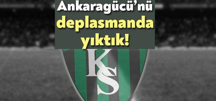 Kocaelispor, bugün Ankaragücü deplasmanına gitti. İç Anadolu'nun güçlü takımlarından biri