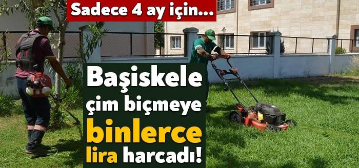 AKP’li Başiskele Belediyesi 27 Mart’ta çim biçmek için ihale düzenlemişti.