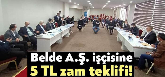 Kocaeli Büyükşehir Belediyesi Belde AŞ.'ye bağlı işçilerin örgütlü olduğu Hizmet-İş