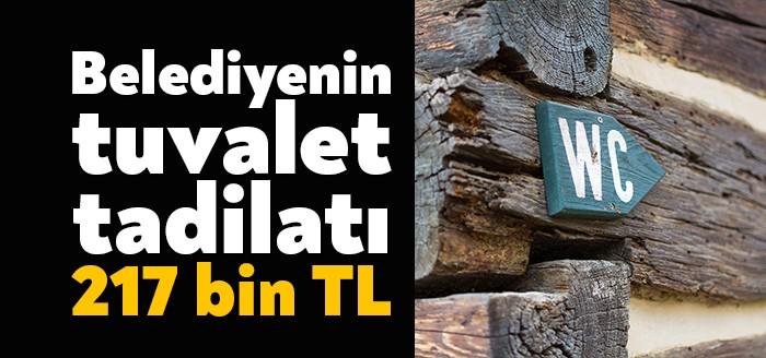 Muhtelif WC tamiratı için ihaleye çıkan Körfez Belediyesi 217 bin