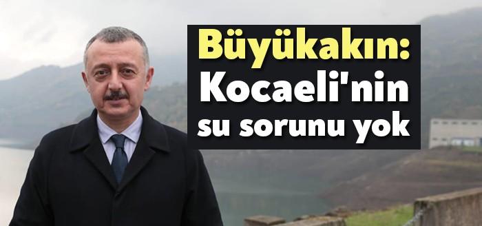 Kocaeli’de aldıkları tedbirler sayesinde su konusunda herhangi bir risk bulunmadığını