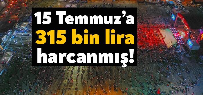 15 Temmuz anması için Kocaeli Büyükşehir Belediyesi'nin kasasından 315 bin