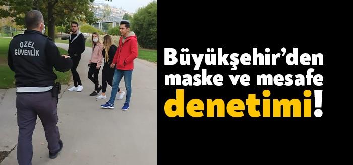 Zabıta Daire Başkanlığı güvenlik personelleri, park, bahçe ve yeşil alanlarda