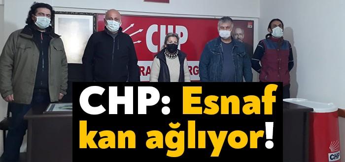 Cumhuriyet Halk Partisi (CHP) Kandıra İlçe Örgütü esnafın sorunlarıyla ilgili