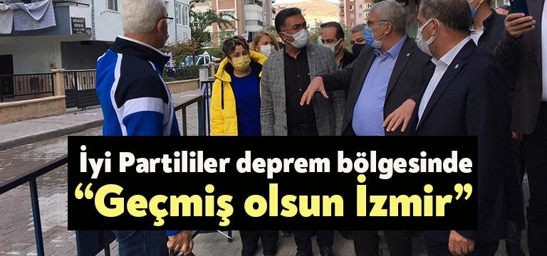 İYİ Parti Kocaeli İl Teşkilatı depremle sarsılan İzmir’e gitti. İYİ