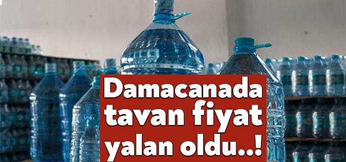 Pandemi döneminde başta damacana su fiyatları olmak üzere ambalajlı su