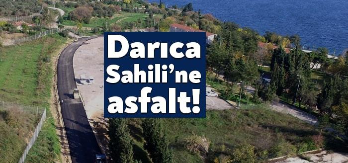 Darıca sahil parkının kuzey yönündeki B kapısından başlayarak, parkın orta