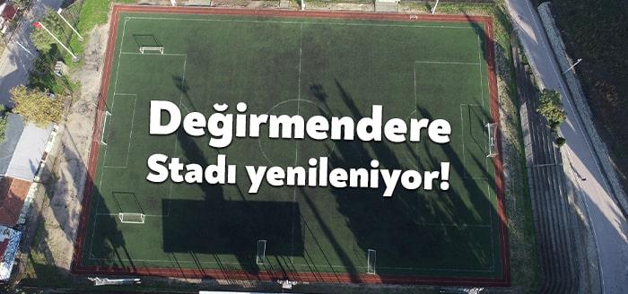 Gölcük Belediye Başkanı Ali Yıldırım Sezer Değirmenderespor’un maçlarını oynayacağı stadı,