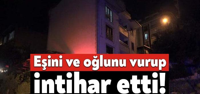 Kocaeli'nin İzmit ilçesinde cinnet getiren bir baba önce eşini ve