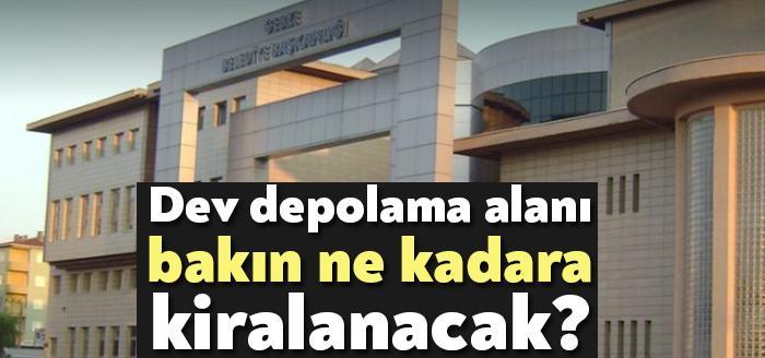 Gebze’de Gebze Belediyesi’ne ait Muallimköy’deki dev depolama alanı ihaleyle kiralanacak.