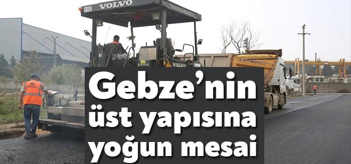 Gebze Tavşanlı Mahallesi 4510 sokakta üst yapı yenileme çalışmasında asfalt