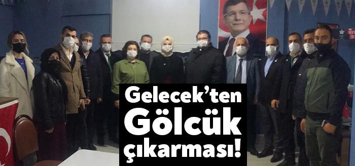 Gelecek Partisi İl Başkanı Ömer Faruk Başaran yöneticileriyle birlikte Gölcük’te