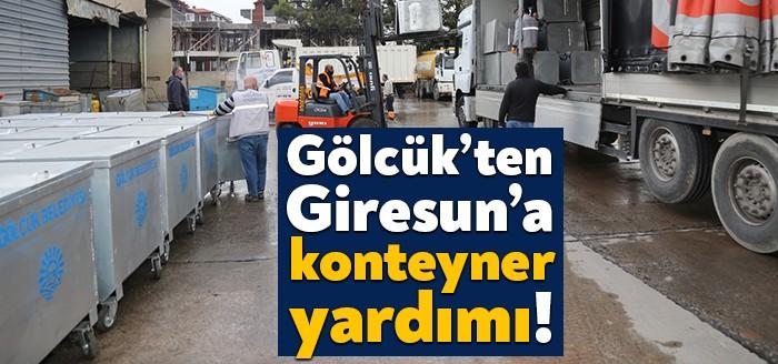 Gölcük Belediyesi, Giresun’da sel felaketinde ciddi maddi hasar uğrayan Espiye