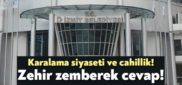 İzmit Belediyesi'nin kendi imkanlarıyla kolonya ve dezenfektan üretmesini eleştiren iktidar